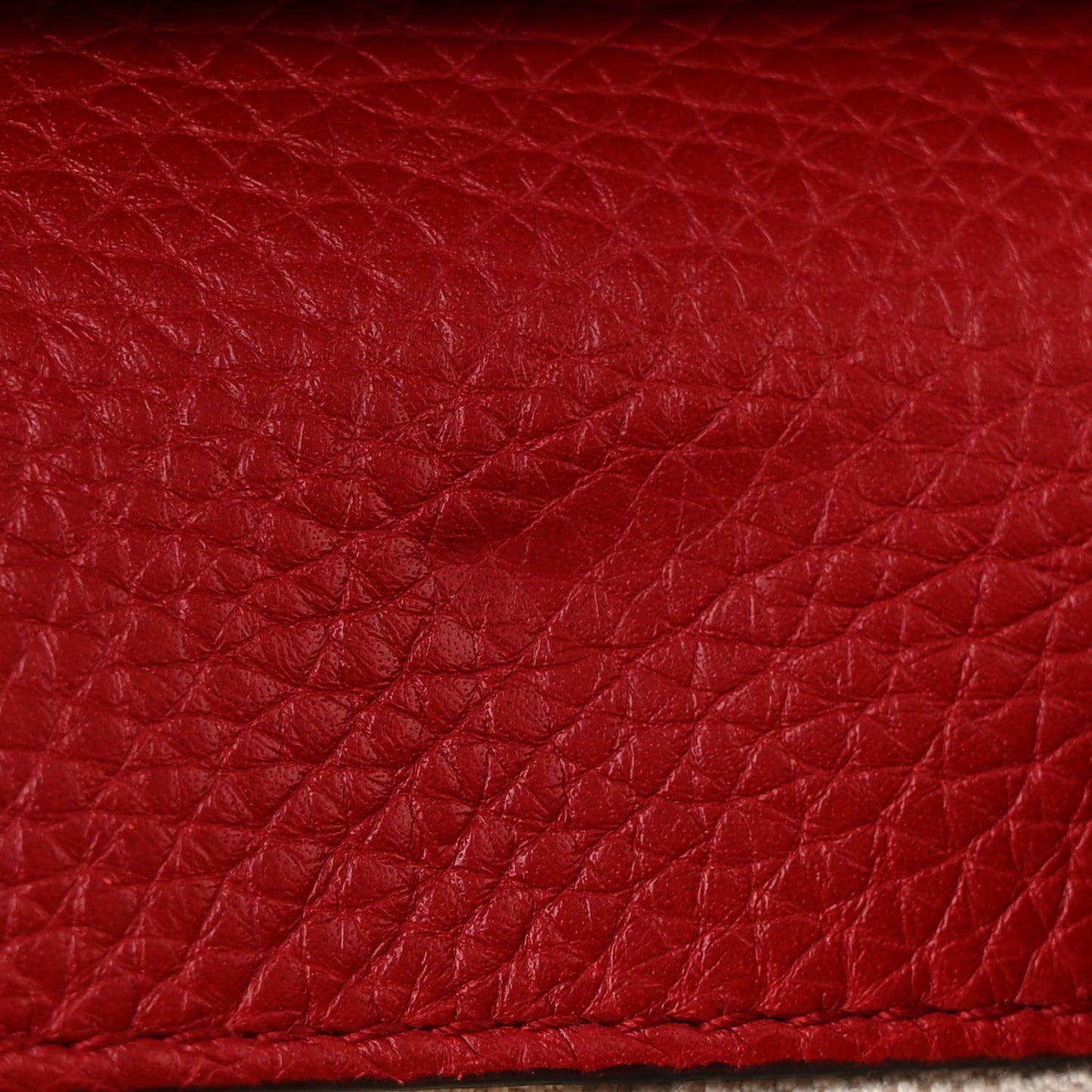 Cellarius Calfskin Mini GG Marmont Top Handle Bag Vulcanic Red