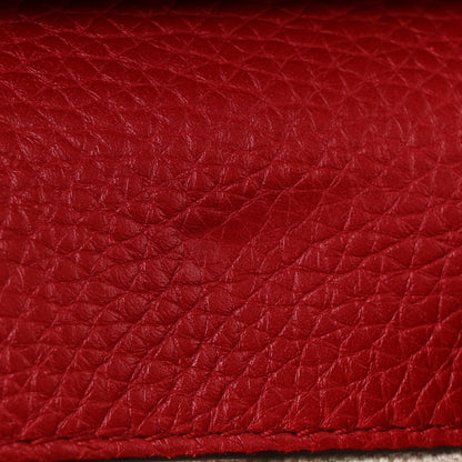 Gucci Cellarius Calfskin Mini GG Marmont Top Handle Bag Vulcanic Red 11 of 11