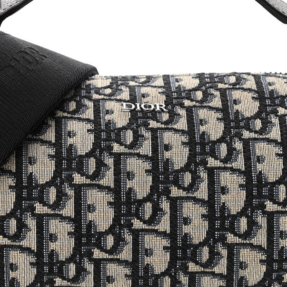 Christian Dior Oblique Mini Roller Messenger Bag Blue 8 of 11