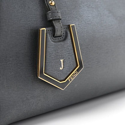 Fendi Vitello Elite Petite 2Jours Tote Grigio Grigio Chiaro 12 of 15