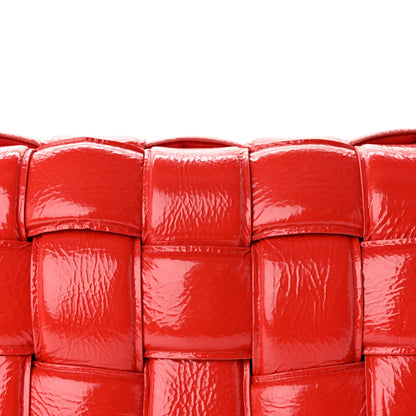 Bottega Veneta Textured Deerskin Maxi Intrecciato Padded Cassette Crossbody Bag Chili 8 of 14