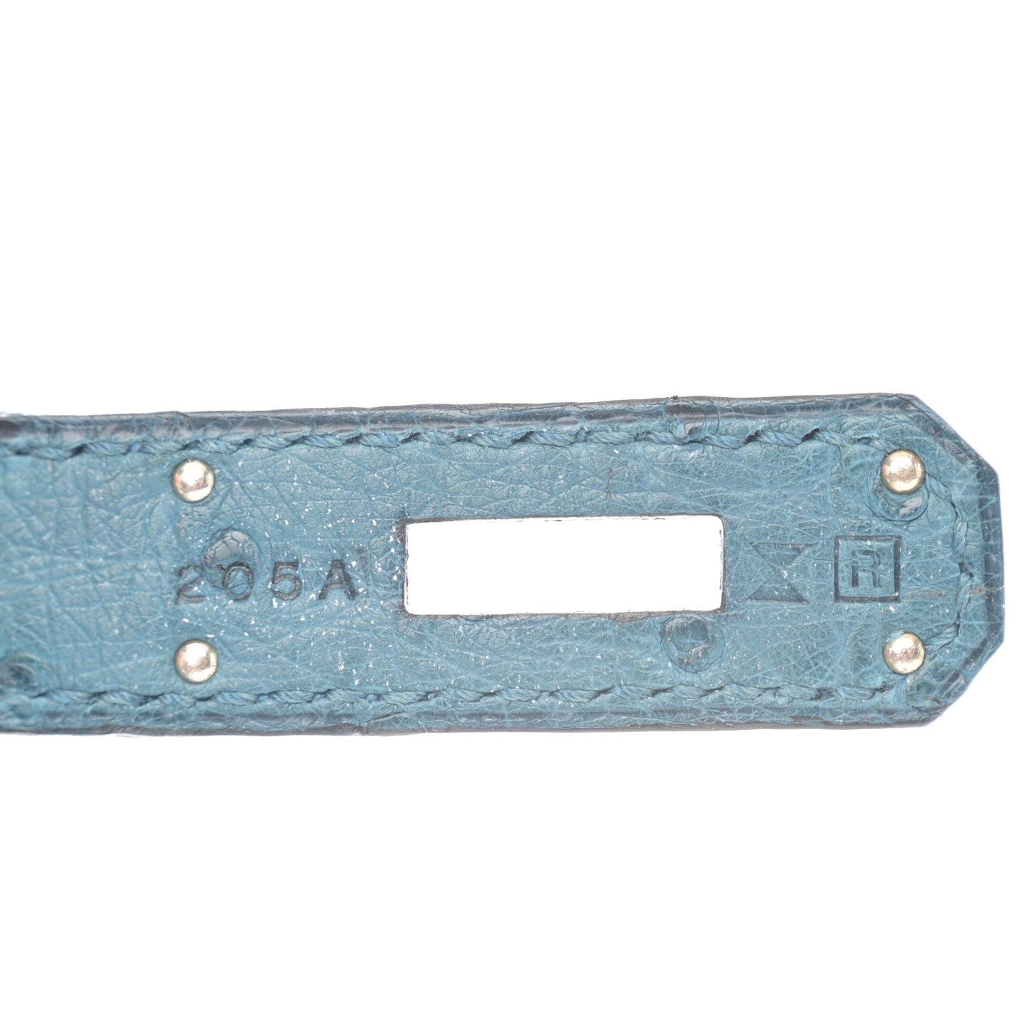 Ostrich Birkin 30 Cobalt