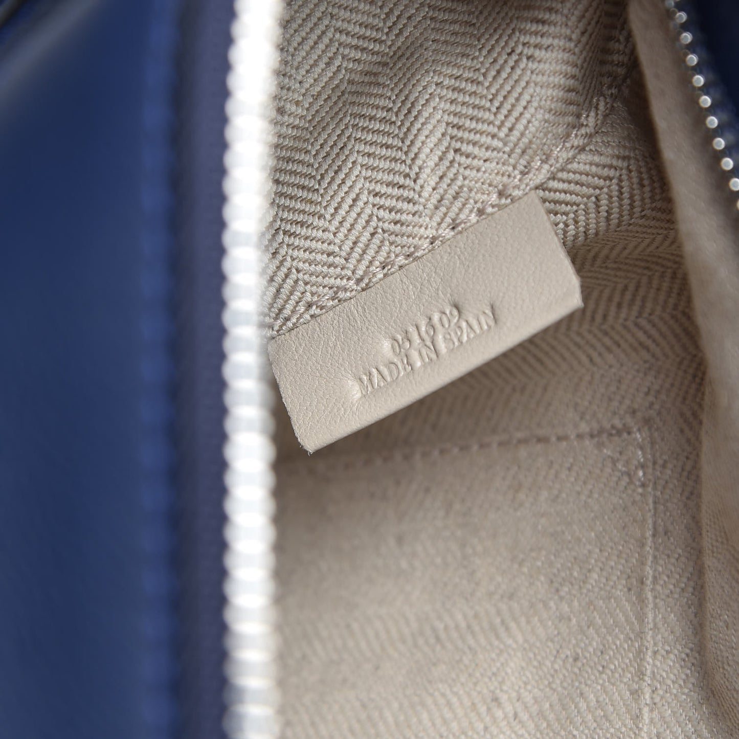 Calfskin Small Puzzle Bag Marine