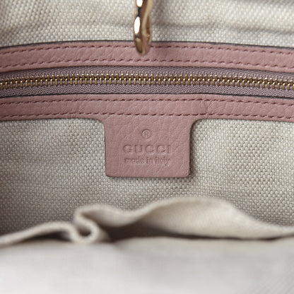 Gucci Pebbled Calfskin Medium Soho Chain Shoulder Bag Dark Cipria 6 of 15