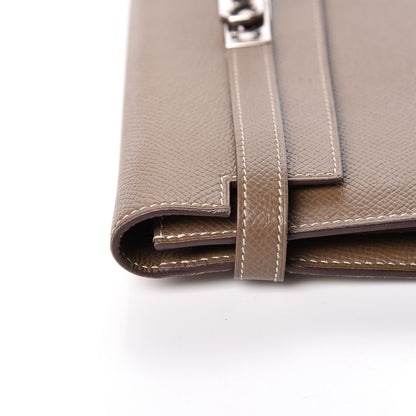 Hermes Epsom Kelly Longue Wallet Etoupe 13 of 15