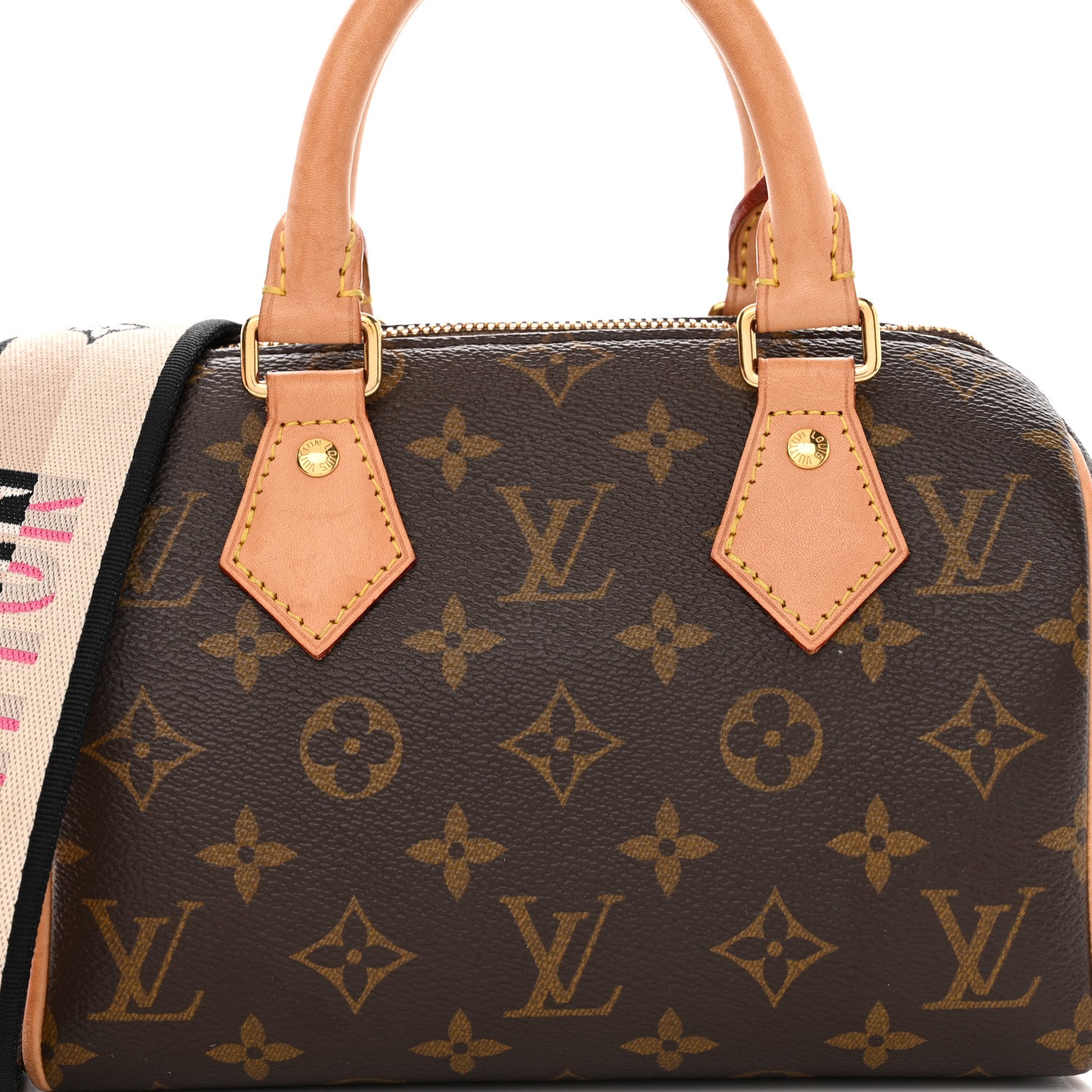 Louis Vuitton Monogram Speedy Bandouliere 20 Black 7 of 10