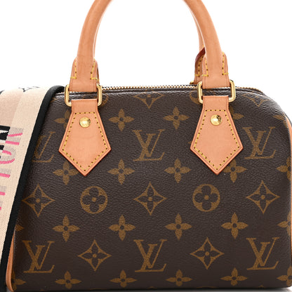 Louis Vuitton Monogram Speedy Bandouliere 20 Black 7 of 10