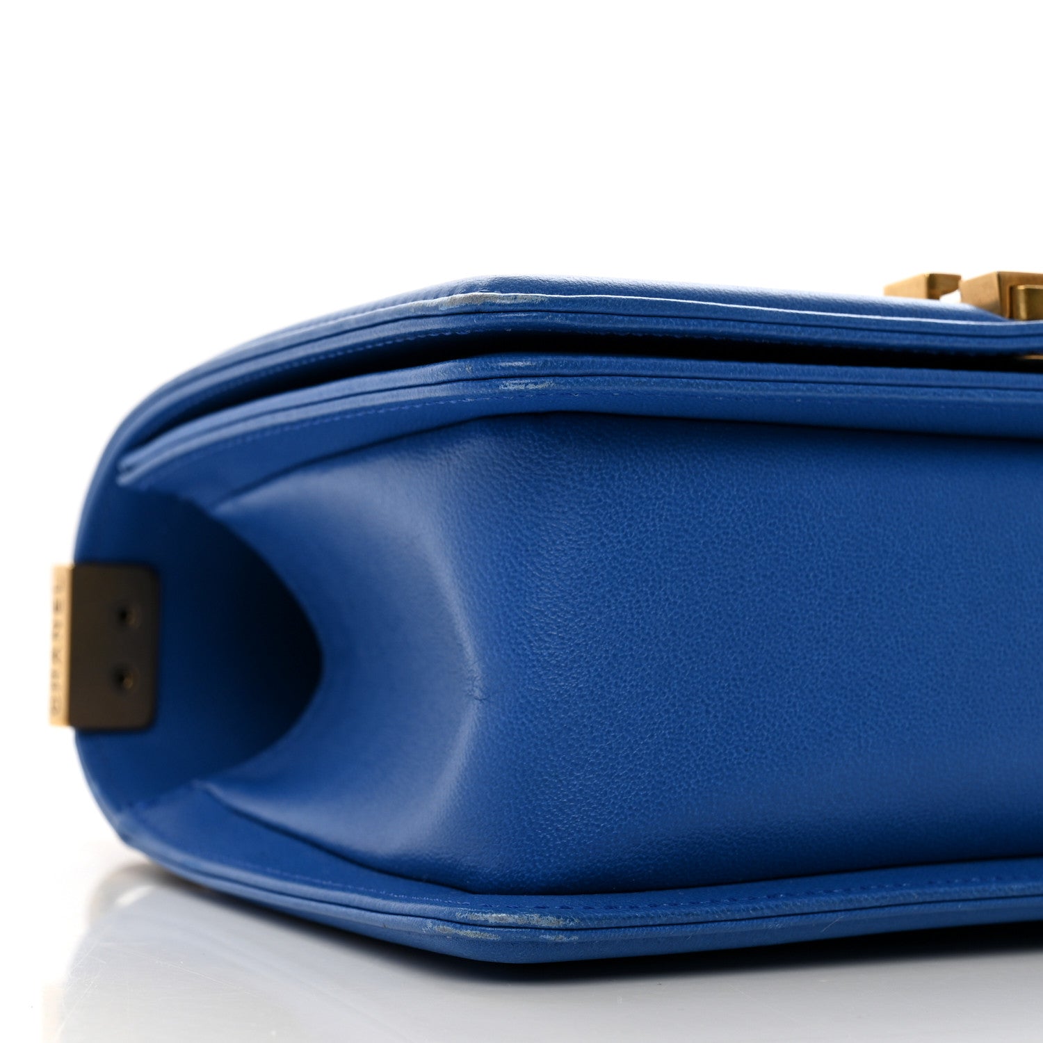 Chanel Lambskin Quilted Small Boy Flap Blue 9 of 11