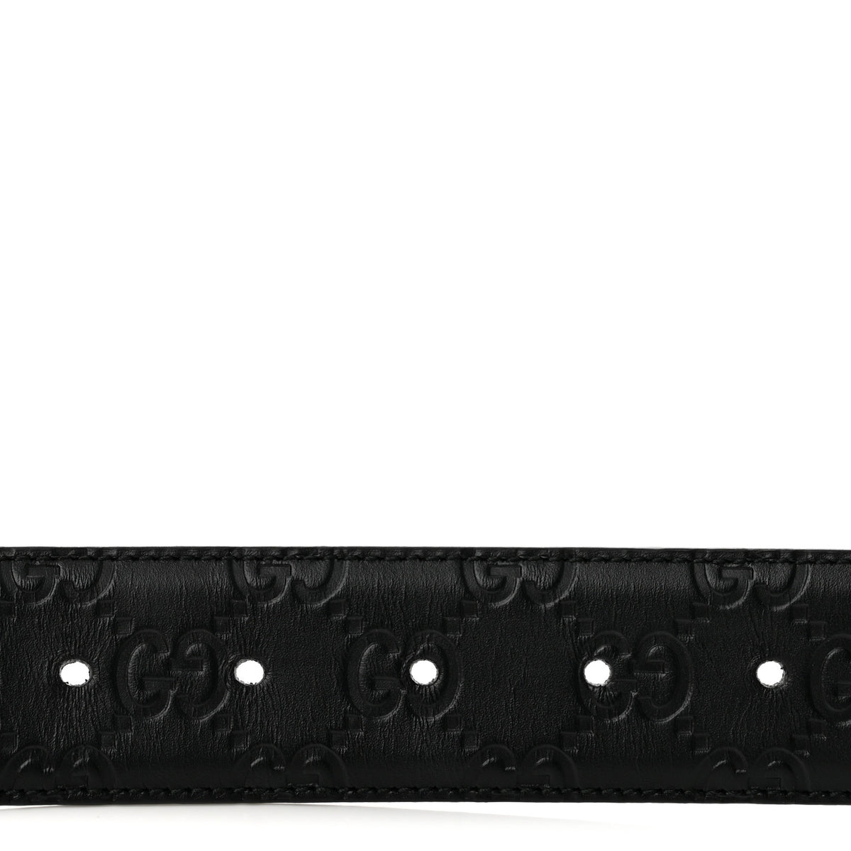Guccissima Interlocking G 37mm Belt 80 32 Black