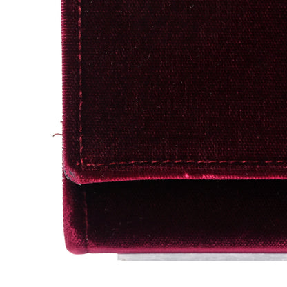Saint Laurent Velvet Small Classic Monogram Kate Tassel Satchel Burgundy 16 of 16