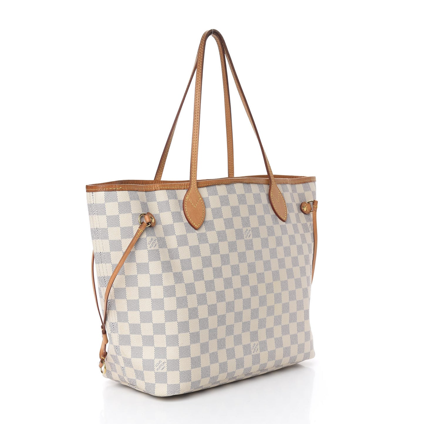 Damier Azur Neo Neverfull MM Rose Ballerine