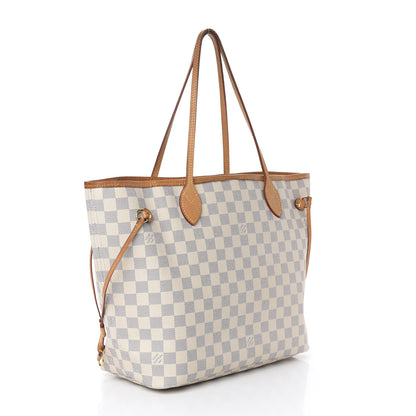 Louis Vuitton Damier Azur Neo Neverfull MM Rose Ballerine 3 of 20