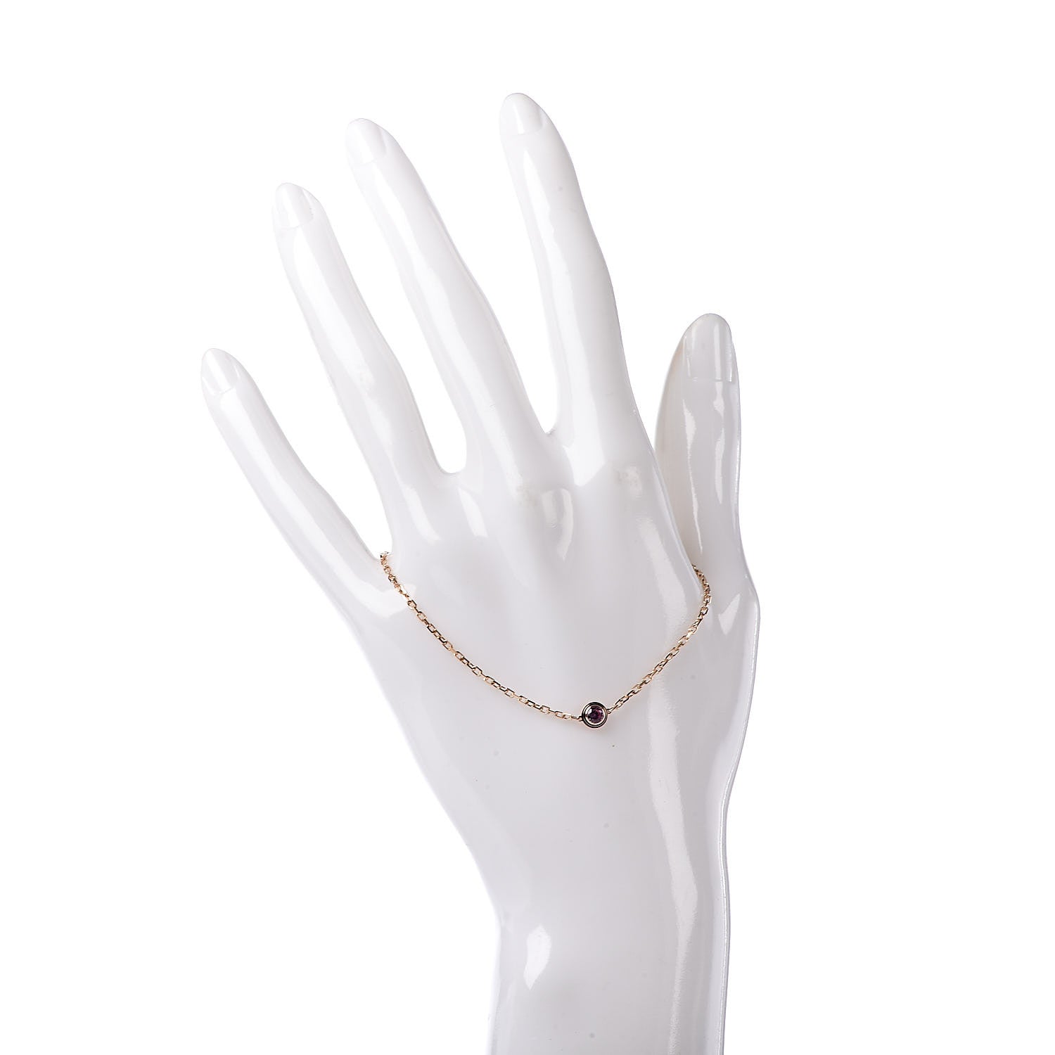 Cartier 18K Pink Gold Pink Sapphire D'Amour Bracelet 2 of 6