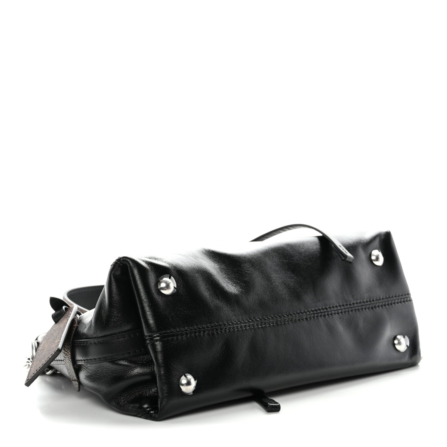 Louis Vuitton Lambskin CarryAll Vibe BB Black 4 of 10