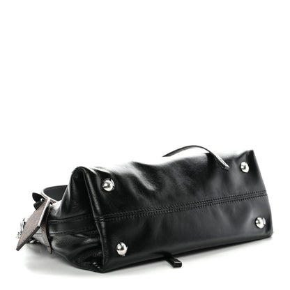 Louis Vuitton Lambskin CarryAll Vibe BB Black 4 of 10