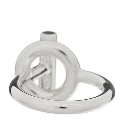 Hermes Sterling Silver GM Echappee Ring 54 6.75 3 of 4