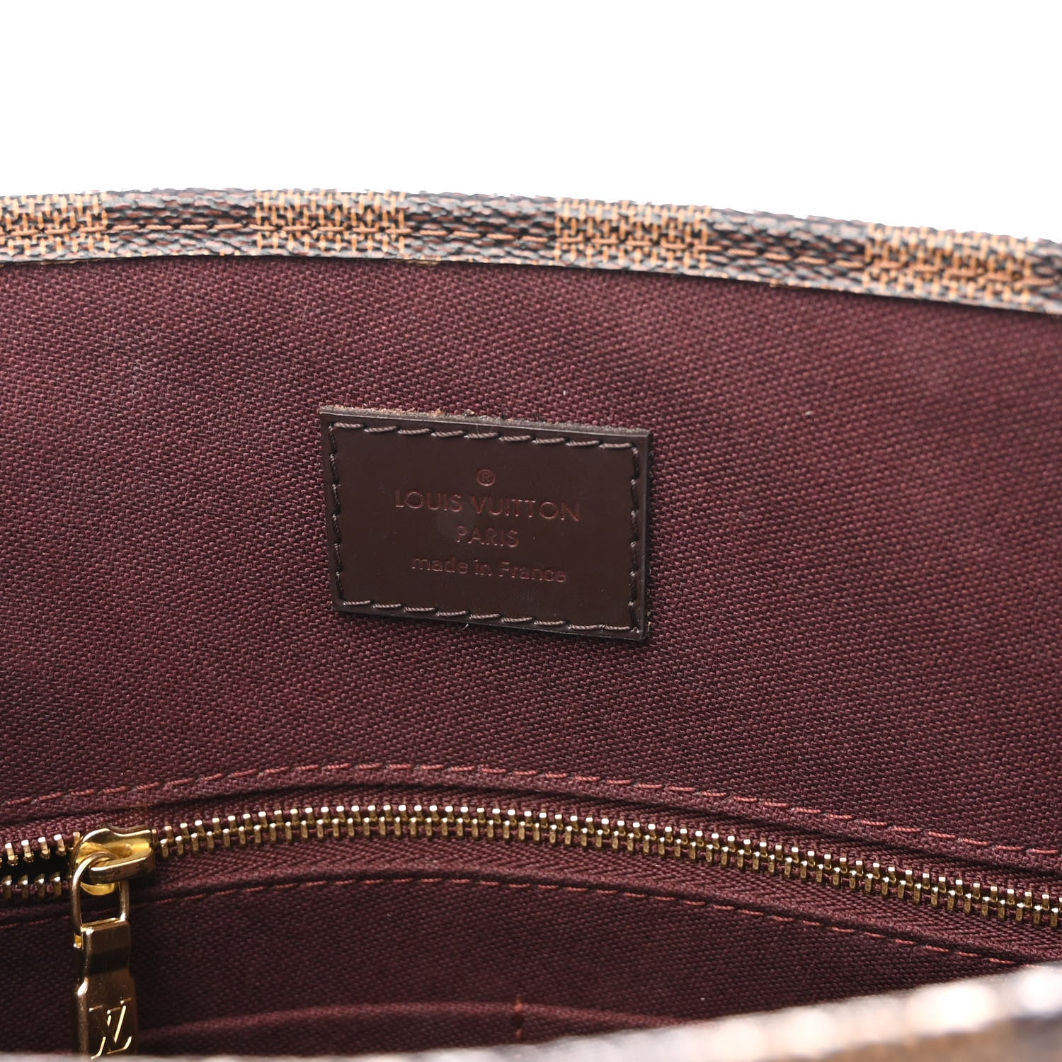 Louis Vuitton Damier Ebene Sac Plat PM 6 of 9