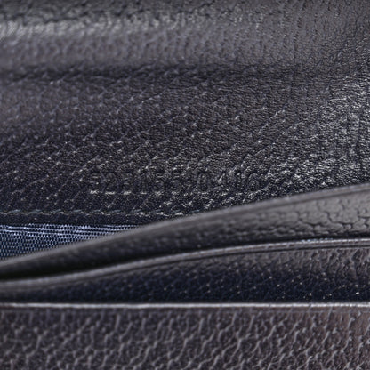 Gucci GG Supreme Monogram Textured Dollar Calfskin Web Ophidia Card Case Beige Blue 7 of 8