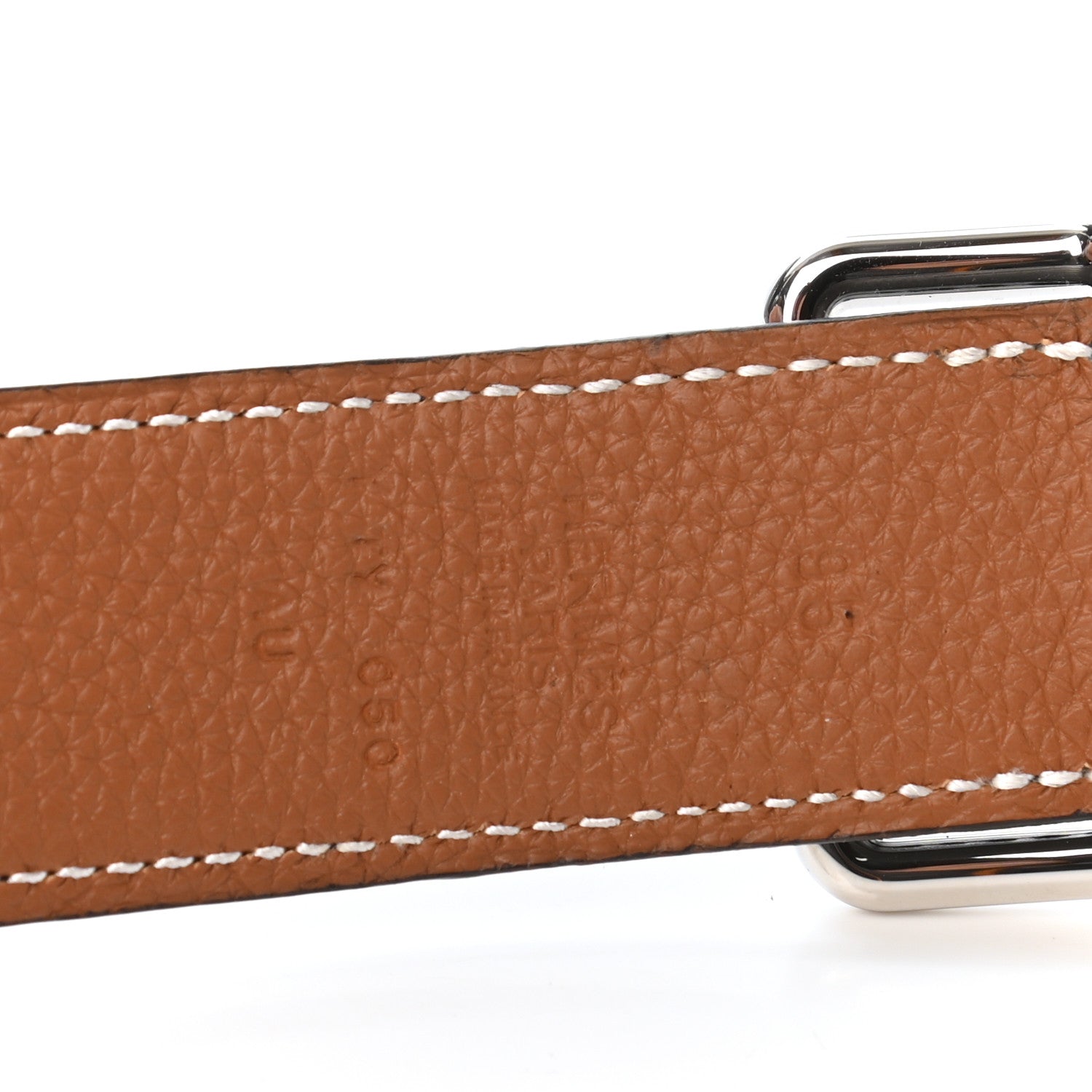 Hermes 135 Togo 32mm Code Belt 95 Black Gold 6 of 7