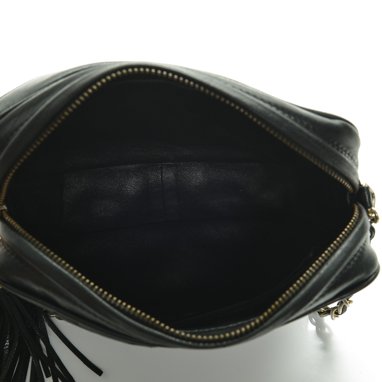 Chanel Lambskin Quilted Tassel Camera Case Black 5 of 8