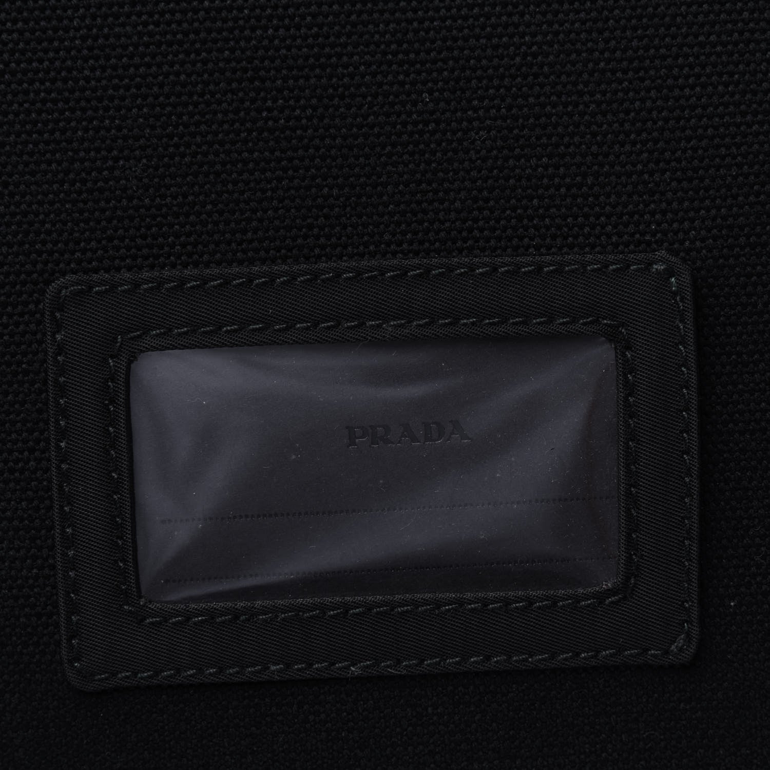 Prada Tessuto Nylon Montagna Double Buckle Backpack Black 12 of 13