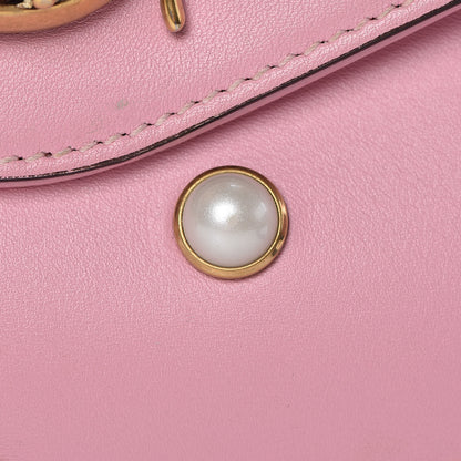 Gucci Nappa Pearl Studded Mini Queen Margaret Broadway Shoulder Bag Sugar Pink 23 of 28