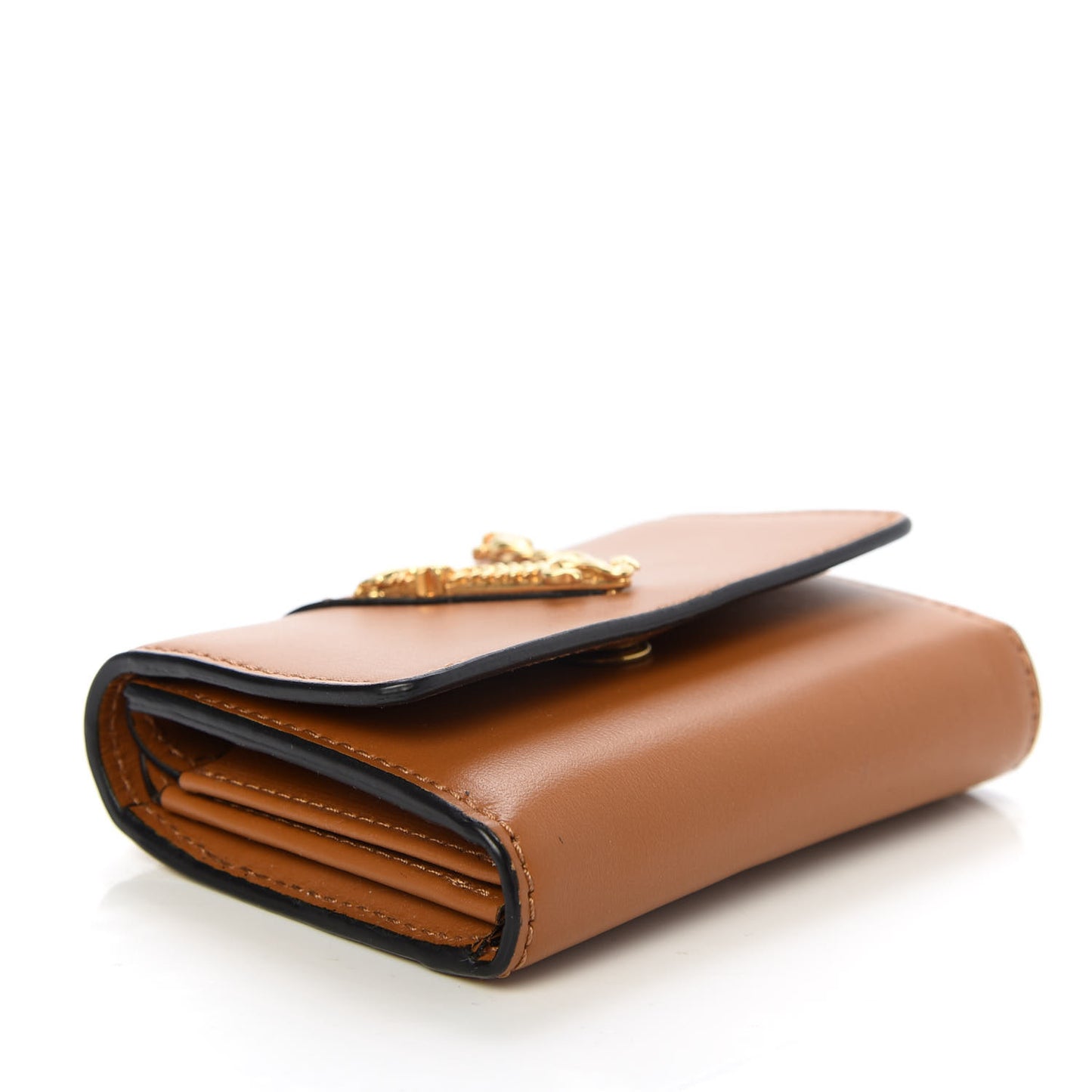 Nappa Barocco Virtus Coin Purse Brown