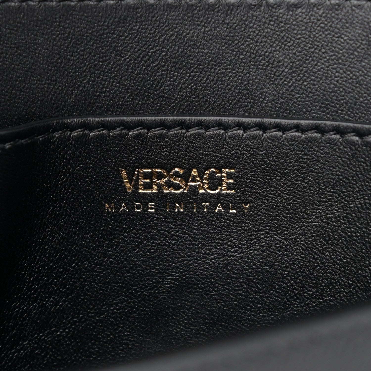 Versace Grained Calfskin La Medusa Chain Crossbody Bag Black 9 of 22