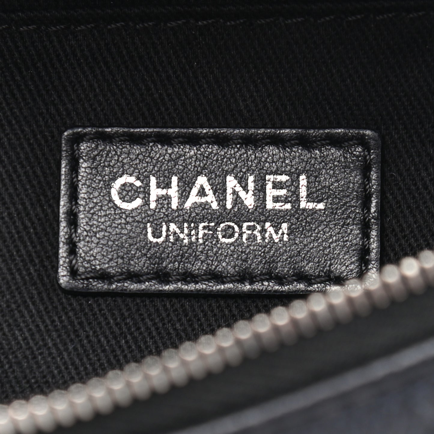 Grained Calfskin Quilted Waist Belt Bag Black