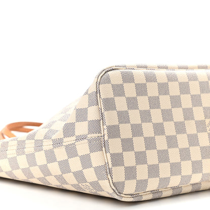 Louis Vuitton Damier Azur Neo Neverfull MM Rose Ballerine 8 of 13