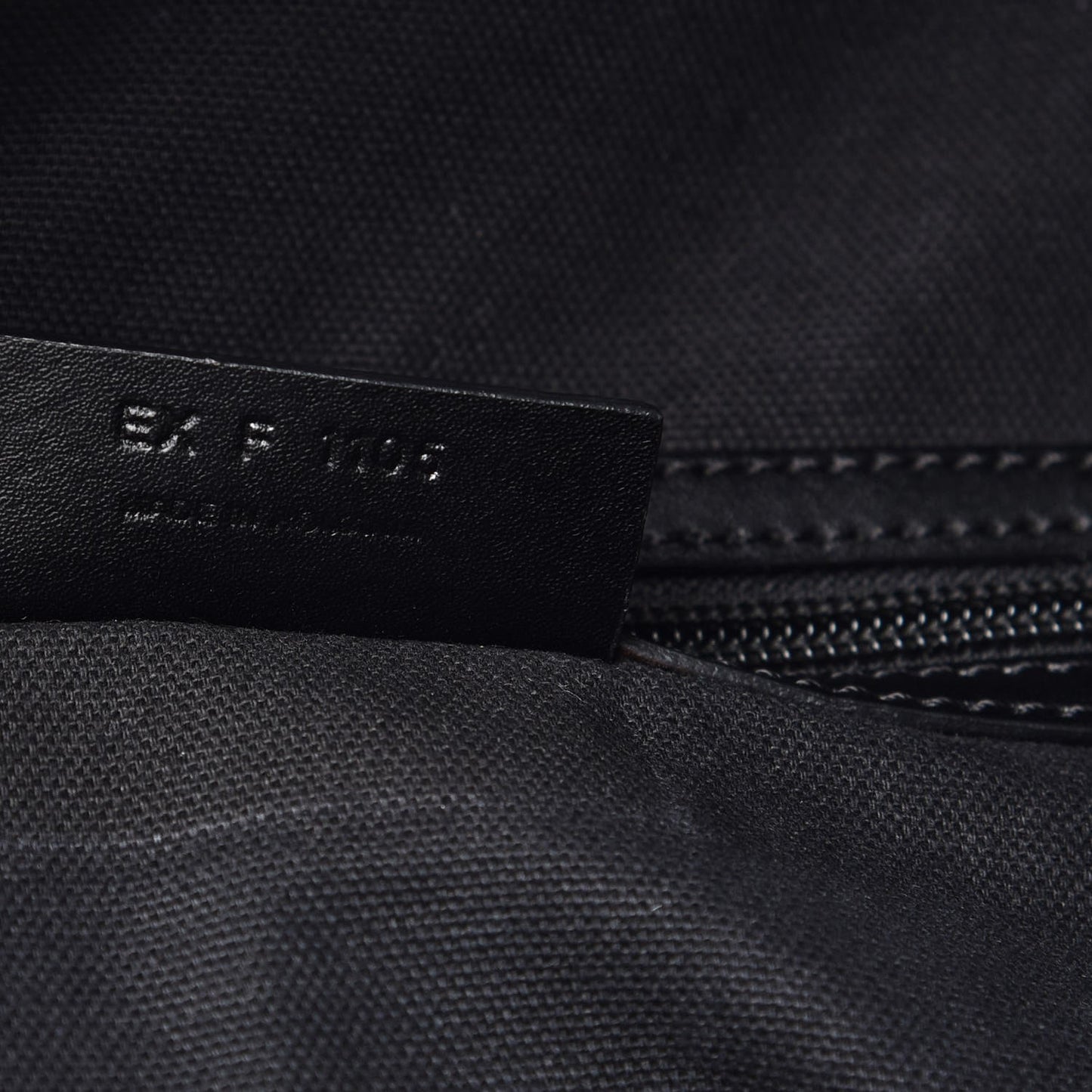 Calfskin Star Mini Backpack Black White