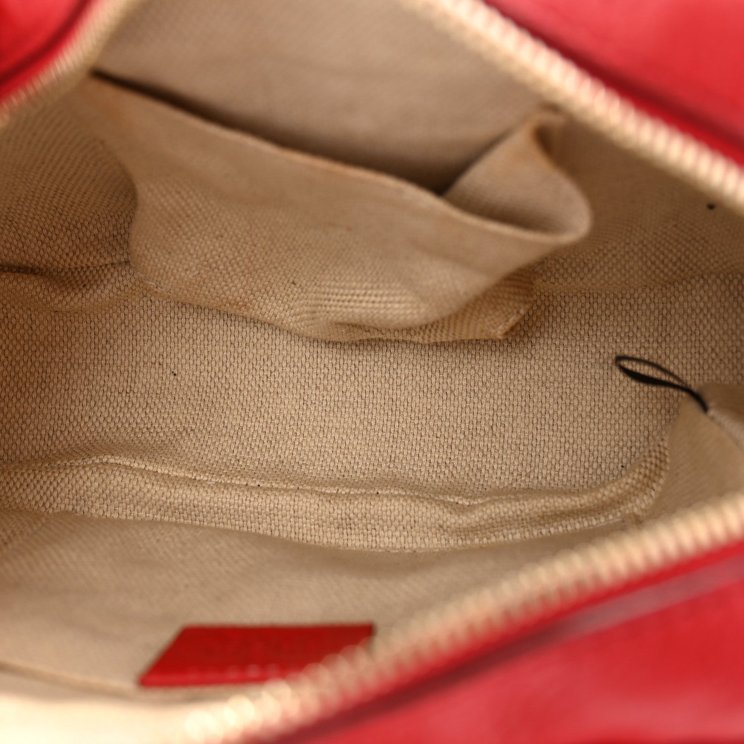 Gucci Pebbled Calfskin Small Soho Disco Bag Tabasco Red 5 of 15