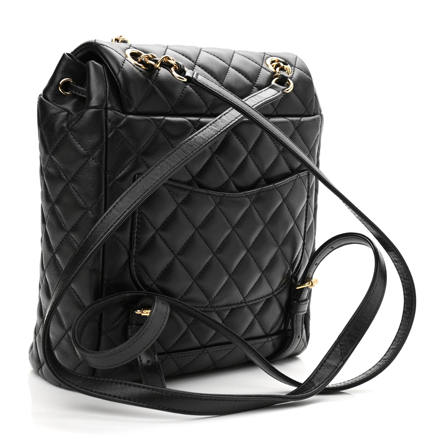 Chanel Lambskin Quilted Small Urban Spirit Backpack Black 3 of 13