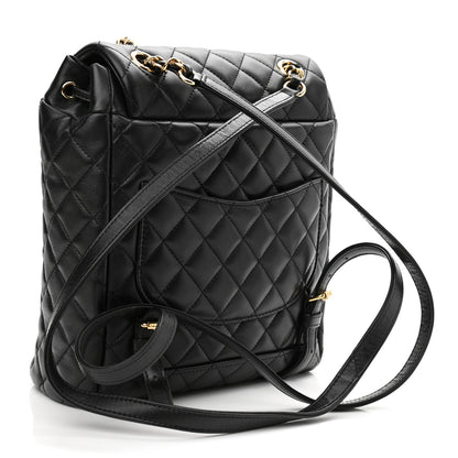 Chanel Lambskin Quilted Small Urban Spirit Backpack Black 3 of 13