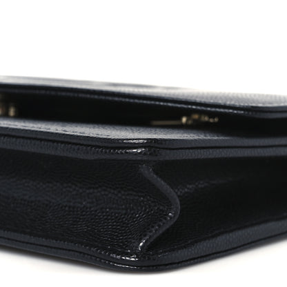 Chanel Caviar Timeless CC Wallet on Chain WOC Black 11 of 12