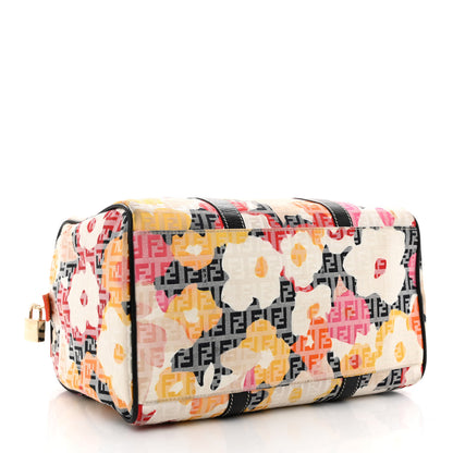 Fendi Zucchino Vitello Floral Forever Boston Beige Multicolor 4 of 12