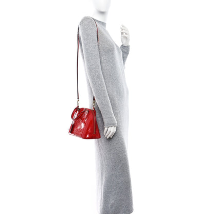 Louis Vuitton Vernis Alma BB Cherry 2 of 8