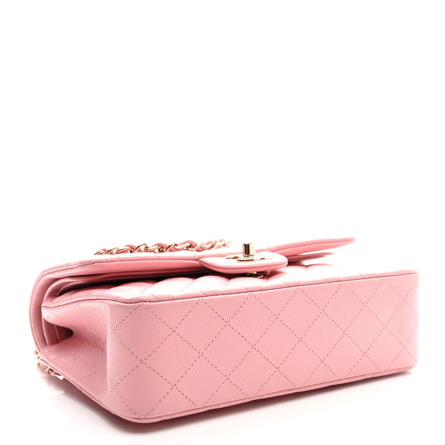 Chanel Caviar Quilted Small Double Flap Pink 4 of 10