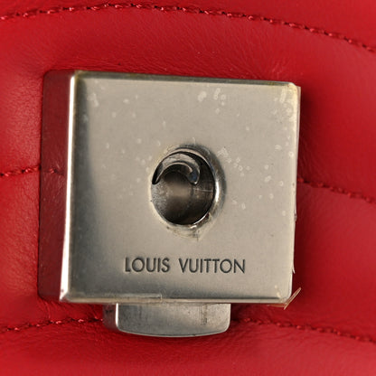 Louis Vuitton Calfskin New Wave Chain MM Ecarlate 9 of 12
