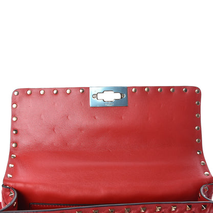 Valentino Garavani Nappa Medium Rockstud Spike Shoulder Bag Rosso Valentino 7 of 10