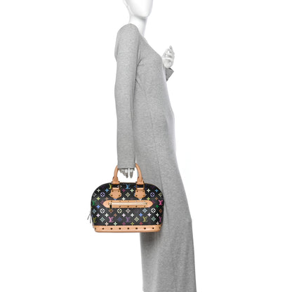 Louis Vuitton Monogram Multicolor Alma Black 2 of 14