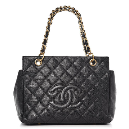 Chanel Caviar Quilted Petit Timeless Tote PTT Black 1 of 7