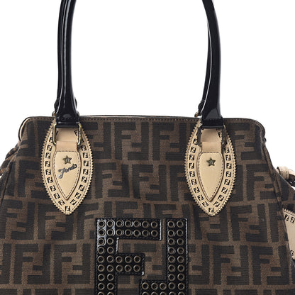 Fendi Zucca Grommet Bag De Jour Tobacco 7 of 9