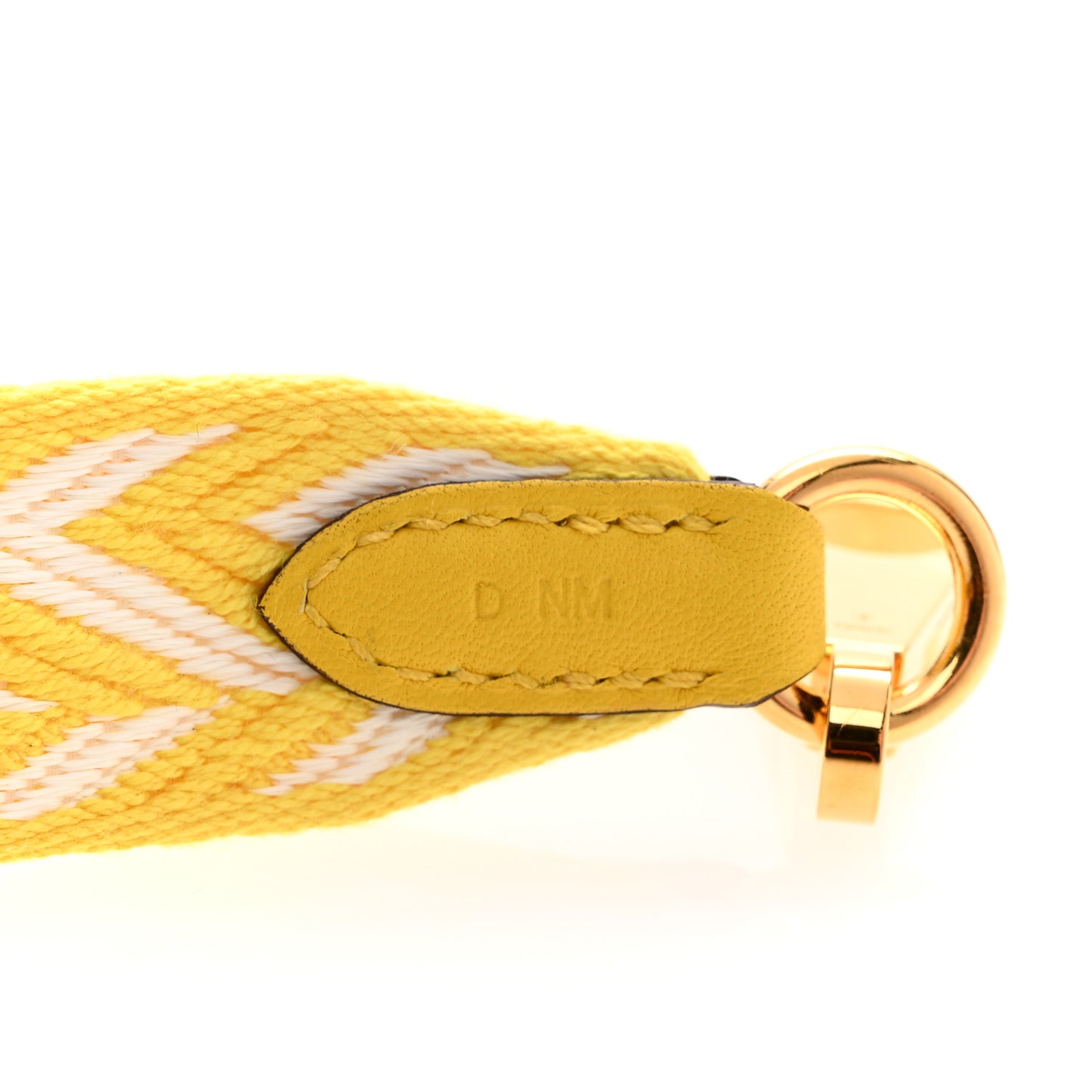Toile Swift 25mm Sangle ZigZag Shoulder Strap Jaune De Naples White