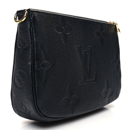 Louis Vuitton Empreinte Monogram Giant Multi Pochette Accessories Large Pochette Black 3 of 10