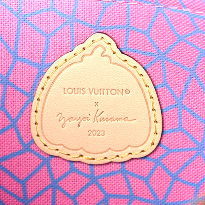 Louis Vuitton LV X YK Monogram Kusama Pumpkin Neverfull MM Pochette 6 of 8