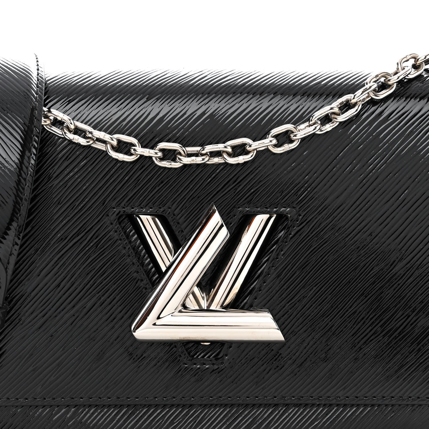 Louis Vuitton Electric Epi Twist Shoulder Bag MM Black 7 of 9