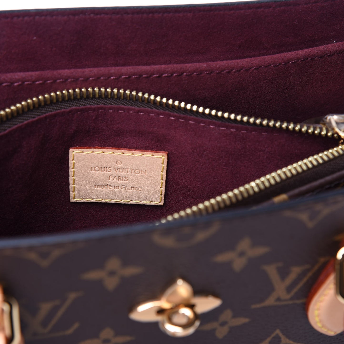 Monogram Flower Tote