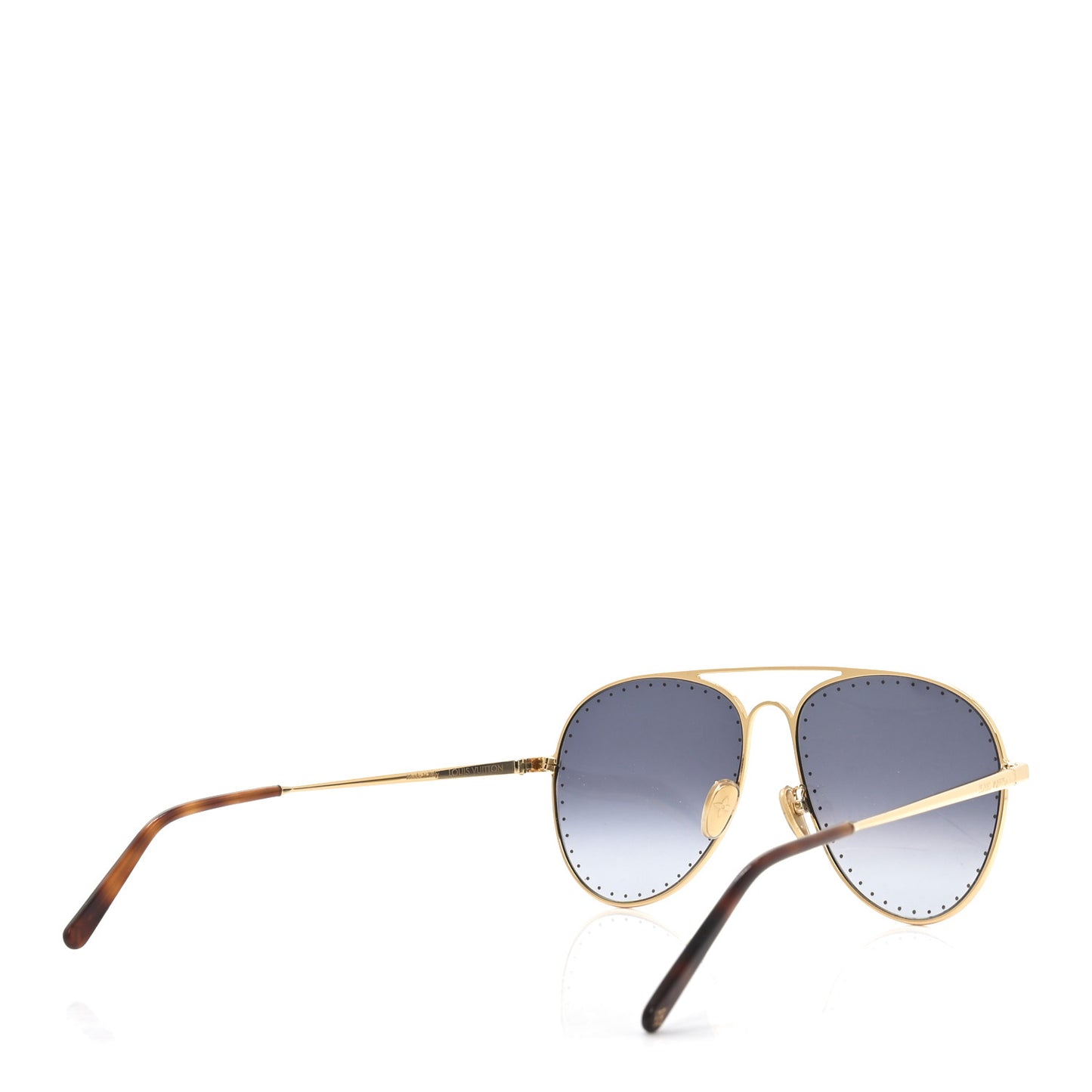 Metal LV Trunk Pilot Sunglasses Z1506U Blue