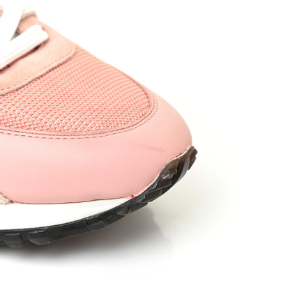 Louis Vuitton Suede Calfskin Run Away Sneakers 38.5 Rouge Pink 15 of 19